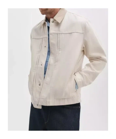 Rag & Bone Dwight Denim Jacket In White