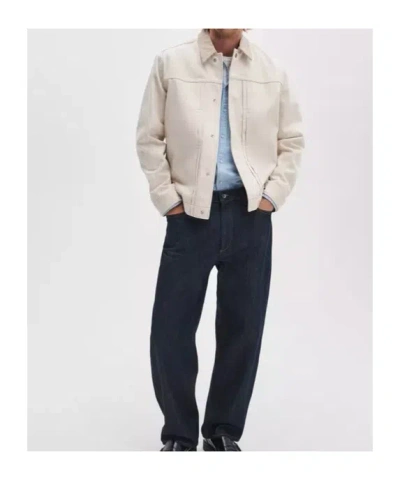 Rag & Bone Dwight Denim Jacket In White