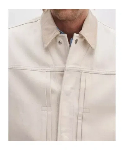 Rag & Bone Dwight Denim Jacket In White