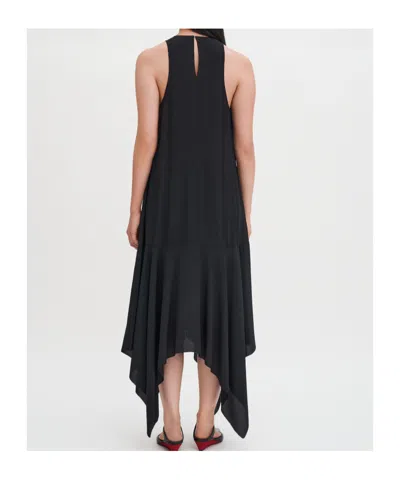 Filippa K Midi Dress Scarf Hem In Black