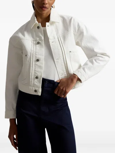 Polo Ralph Lauren Buttoned Jacket In Neutral