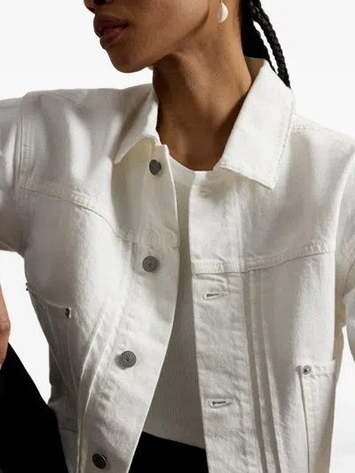 Polo Ralph Lauren Buttoned Jacket In Neutral