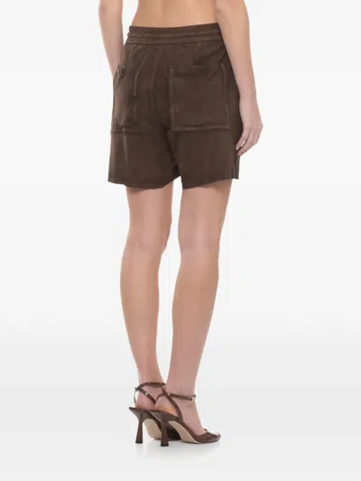 P.a.r.o.s.h Drawstring Shorts In Brown