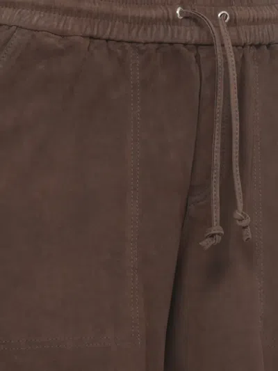 P.a.r.o.s.h Drawstring Shorts In Brown