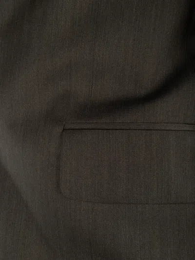 Corneliani Single-breasted Suit In Green