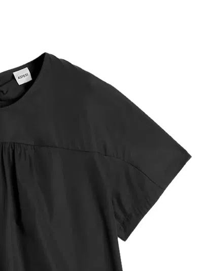 Aspesi Black Blouse In Black
