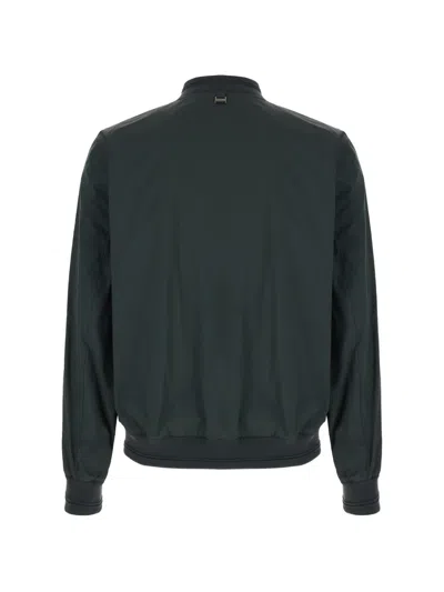 Corneliani Zip-up Bomber Jacket In Green