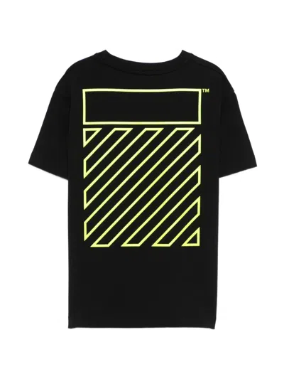 Off-white Logo-print T-shirt In Black