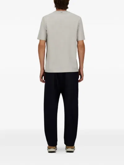 Herno Logo T-shirt In Gray