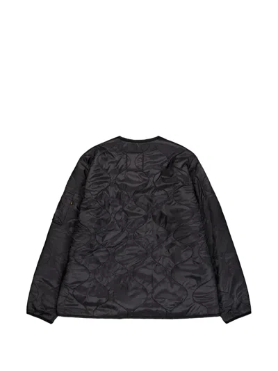 Alpha Industries Quilted Jacket In Black