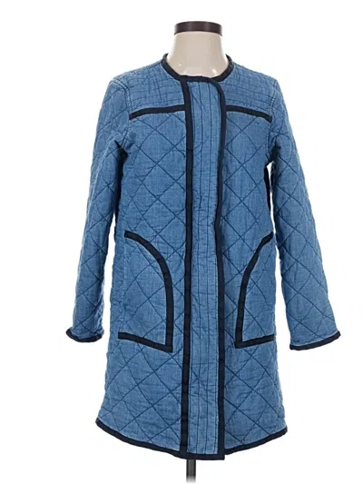Pre-owned Point Sur Coat In Blue | ModeSens