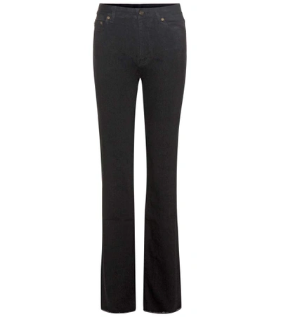 Saint Laurent Flared Jeans In Black