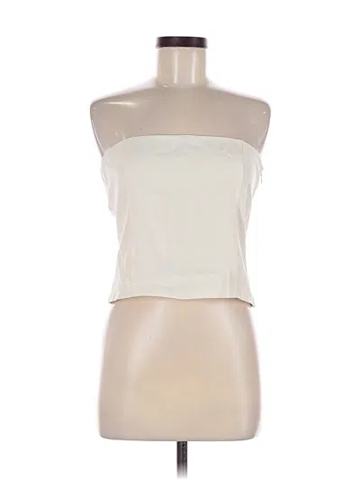 Gauge81 Tona Strapless Midi Top With Side Slit In Multi