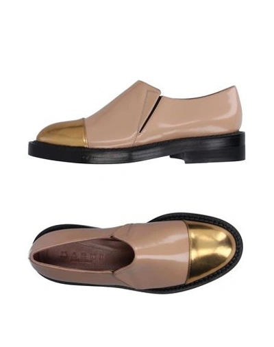 Marni Loafers In 裸色