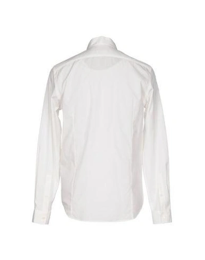 Shop Diesel Solid Color Shirt In White