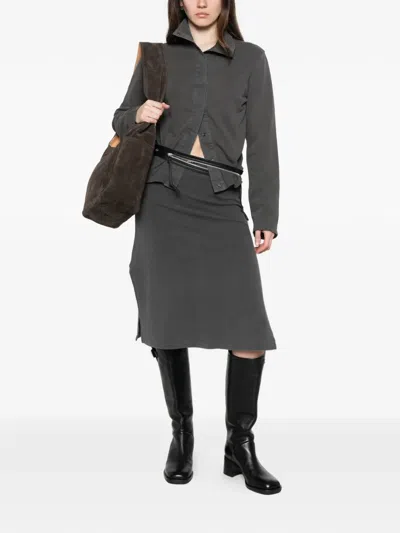 Our Legacy Buttoned Collared Jacket In Black