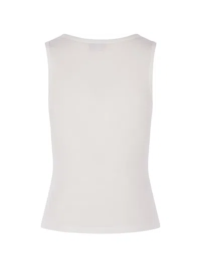 Vaquera Printed Top In White