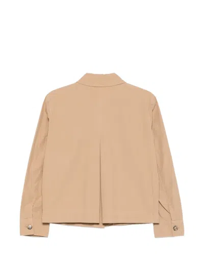 Woolrich Pocket Jacket In Brown