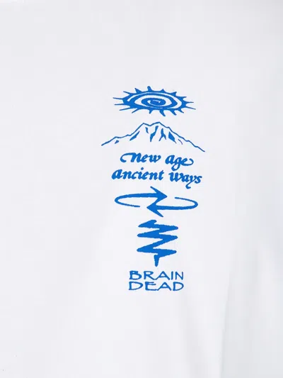 Brain Dead Ancient Ways T-shirt In White