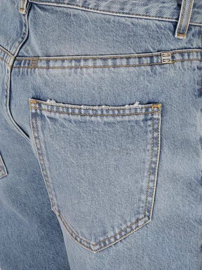 Givenchy Distressed Jeans In Blue