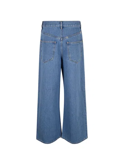 Givenchy Pleated Jeans In Blue
