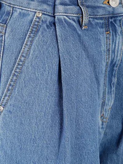 Givenchy Pleated Jeans In Blue