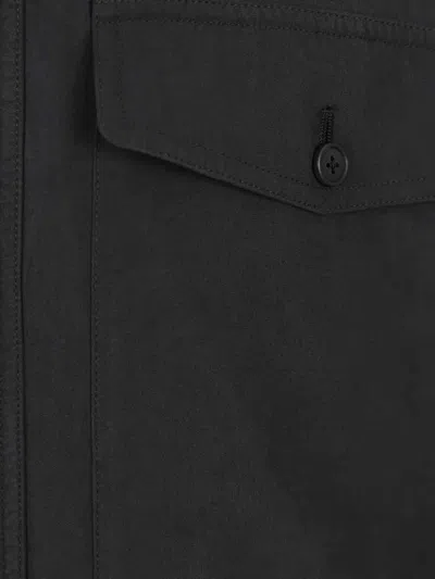 The Row Elasticated Hem Bomber Jacket In Black