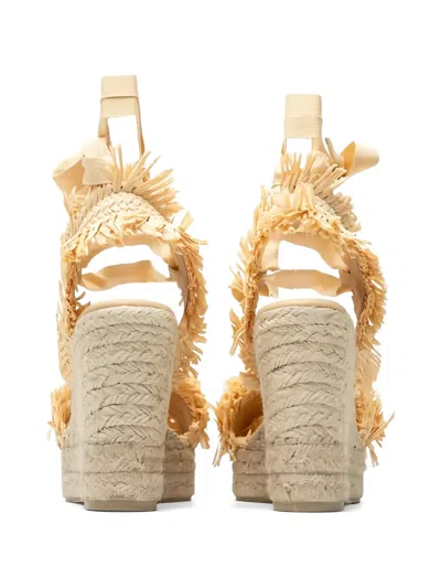 Castaã±er Fringed-strap Sandals In Multi