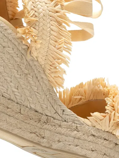 Castaã±er Fringed-strap Sandals In Multi