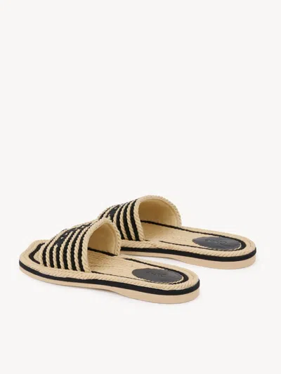 Chloé Sandals 19a With Shaped Straps In White Leather For Women In Neutral
