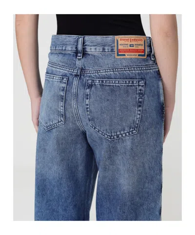 Diesel Belt Loop Jeans In Blue