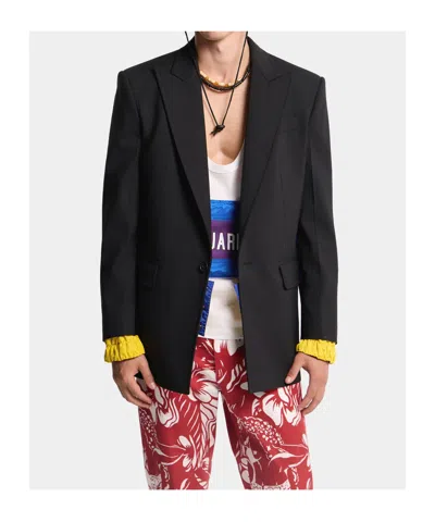 Dsquared2 Long-sleeves Blazer In Black