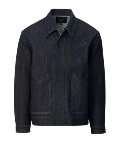 Rag & Bone Authentic Rigid Denim Hudson Jacket In Black