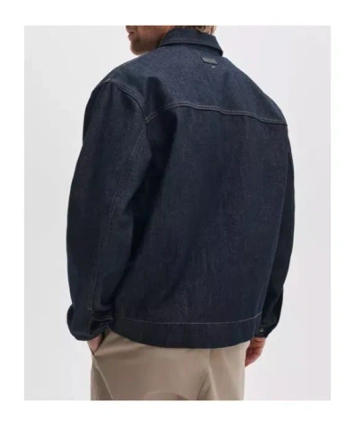 Rag & Bone Authentic Rigid Denim Hudson Jacket In Black