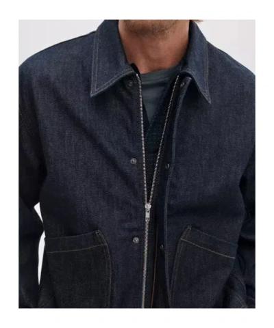 Rag & Bone Authentic Rigid Denim Hudson Jacket In Black