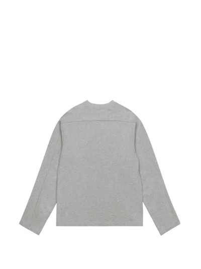 Entire Studios Long Sleeve Top In Gray