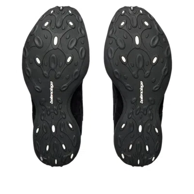 Balenciaga Black Canvas And Corduroy Monday Ultra Sneakers In Black