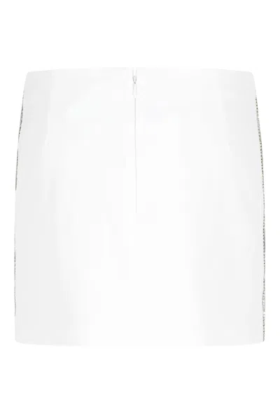 Des_phemmes Micro Skirt In White