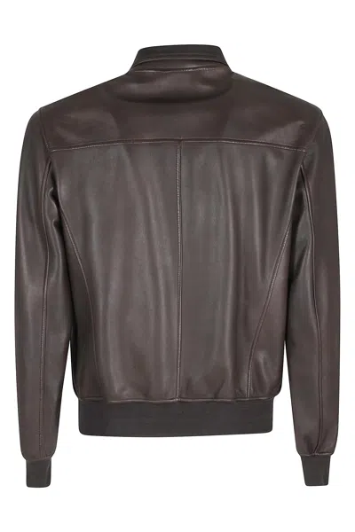 Stewart Jeef Washed Nappa Sfoderato In Brown