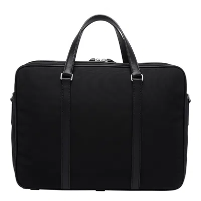 Bally Code Briefcase In Black