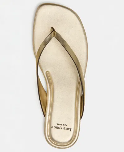 Kate Spade New York Sandie Flip Flop In Gold