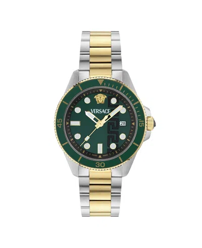 Versace Greca Force 42mm Watch In Pattern
