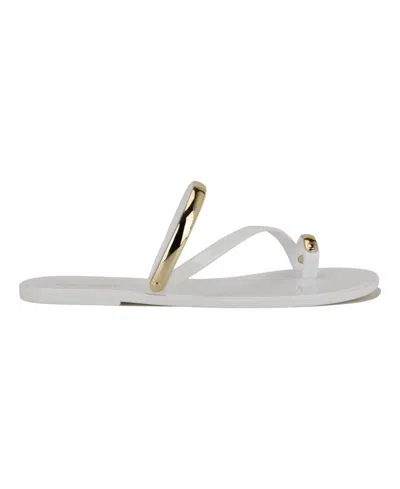 Nine West Seashell Sandal In White