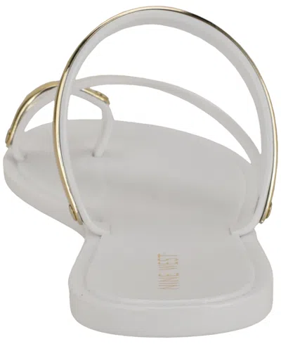 Nine West Seashell Sandal In White