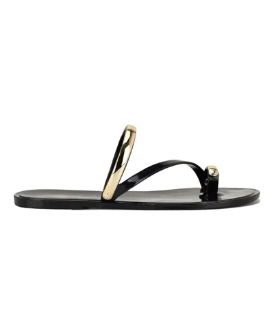 Nine West Seashell Sandal In Black