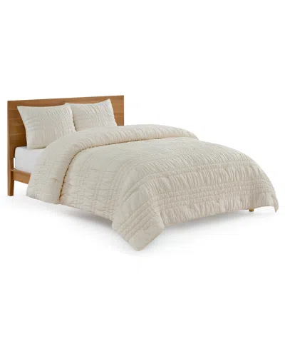 Ugg Devon Tide Ruched 2-pc. Comforter Set, Twin/twin Xl In White