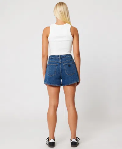 Abrand Venice Bella Denim Shorts In Blue