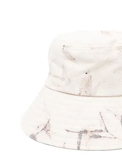 Feng Chen Wang Patterned Bucket Hat In Neutral