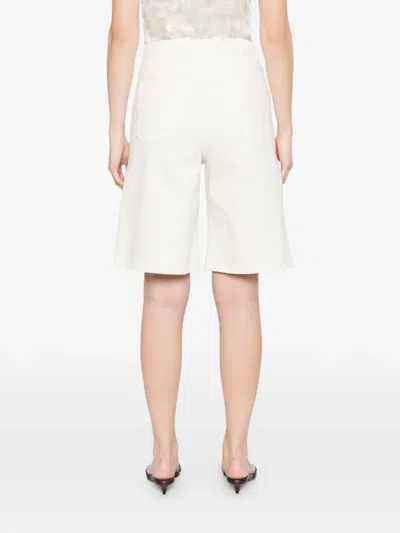 Monochrome Quasar Drawstring Shorts In Neutral