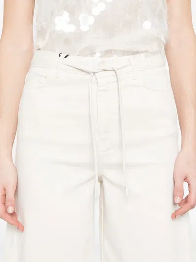 Monochrome Quasar Drawstring Shorts In Neutral